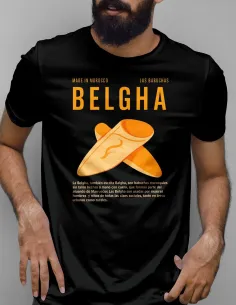 Camiseta Belgha Marroquí con diseño DTF y algodón 100%