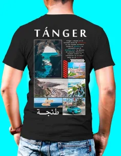 Camiseta Tánger Marruecos con impresión DTF 2