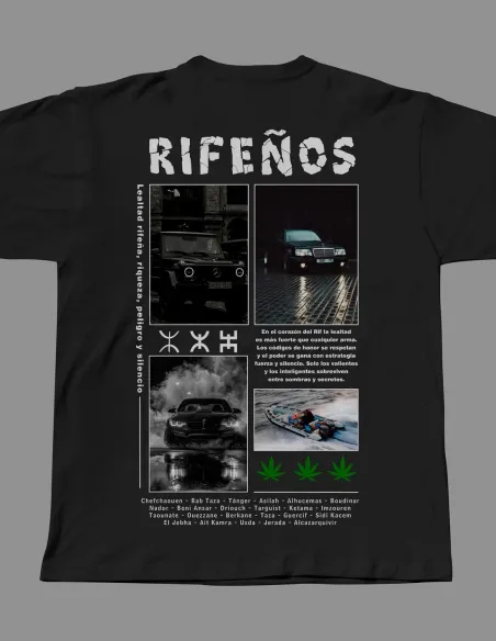 Camiseta Rifeños bordada amazigh