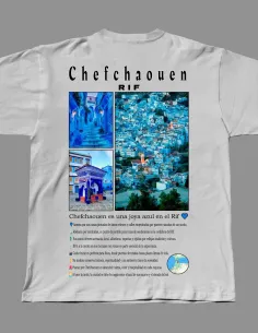 Camiseta Chefchaouen Rif diseño DTF