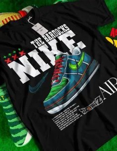 Camiseta Nike DragonBallZ Air con diseño DTF de bamba Nike y estilo DragonBallZ