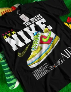 Camiseta Nike DragonBallZ Air con diseño DTF de bamba Nike y estilo DragonBallZ 2