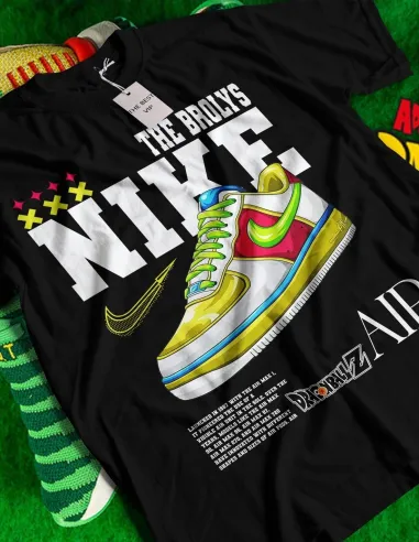 Camiseta Nike DragonBallZ Air con diseño DTF de bamba Nike y estilo DragonBallZ