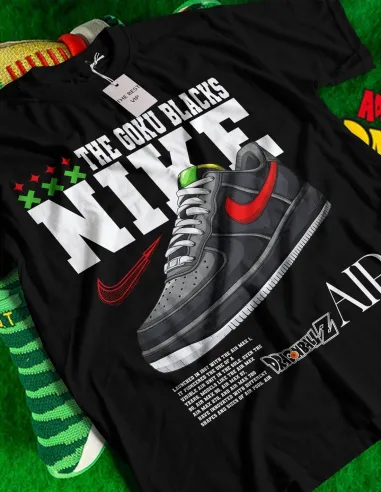 Camiseta Nike DragonBallZ Air con diseño DTF de bamba Nike y estilo DragonBallZ