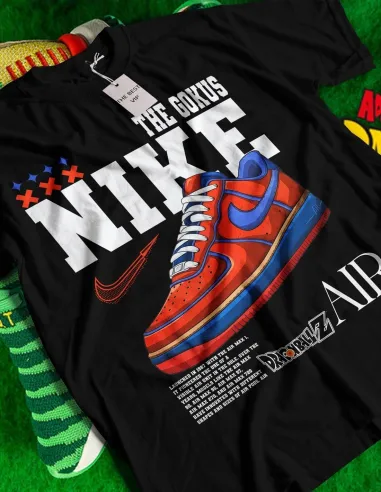 Camiseta Nike DragonBallZ Air con diseño DTF de bamba Nike y estilo DragonBallZ
