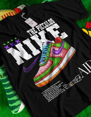 Camiseta Nike DragonBallZ Air con diseño DTF de bamba Nike y estilo DragonBallZ