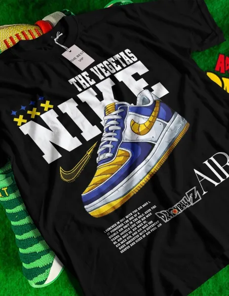 Camiseta Nike DragonBallZ Air con diseño DTF de bamba Nike y estilo DragonBallZ
