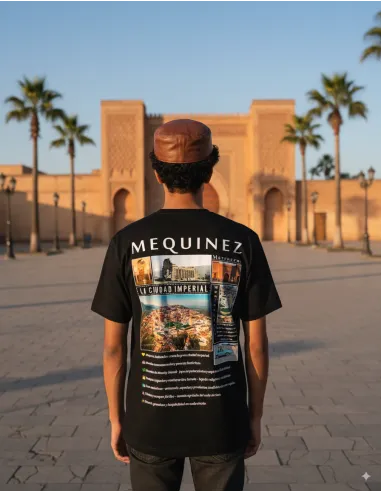 Camiseta Mequinez Marruecos algodón 100%