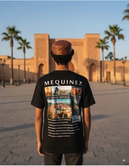 Camiseta Mequinez Marruecos algodón 100%