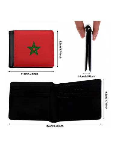 Cartera con Bandera Marroquí