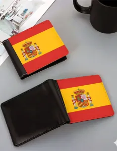 Cartera con Bandera Española – vista frontal