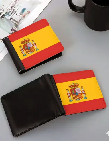 Cartera con Bandera Española – vista frontal