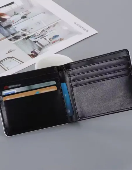 Cartera con Bandera Española – vista abierta
