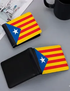 Cartera con Bandera Catalana - Estelada
