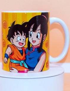 Taza Anime mamá con diseño Saiyajin 2
