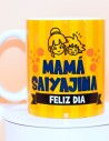 Taza Anime mamá con diseño Saiyajin