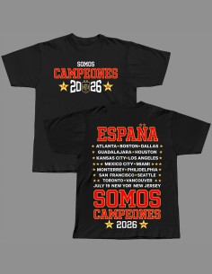 Camiseta Somos Campeones 2026