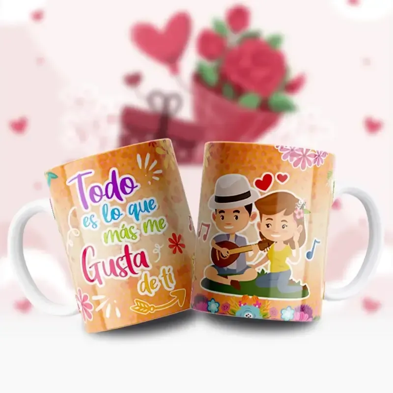 Taza Todo es lo que más me gusta de ti – Un Regalo que Celebra el Amor Verdadero