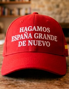 Gorra Hagamos España Grande de Nuevo vista frontal