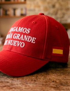 Gorra Hagamos España Grande de Nuevo vista frontal 2