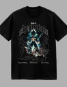 Camiseta Born of Shadows negra diseño anime