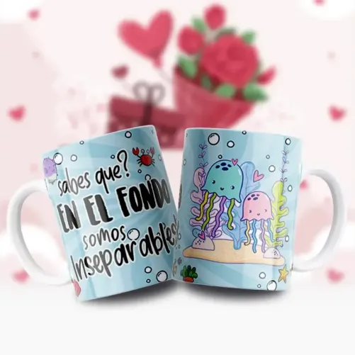 Taza Sabes Que Somos Inseparables – Regalo para Parejas