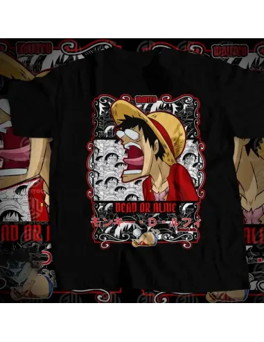 Camiseta Negra Anime Heroes