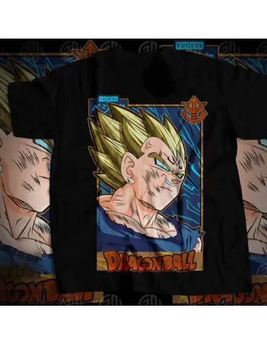 Camiseta Negra Anime Heroes