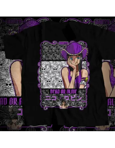 Camiseta Negra Anime Heroes
