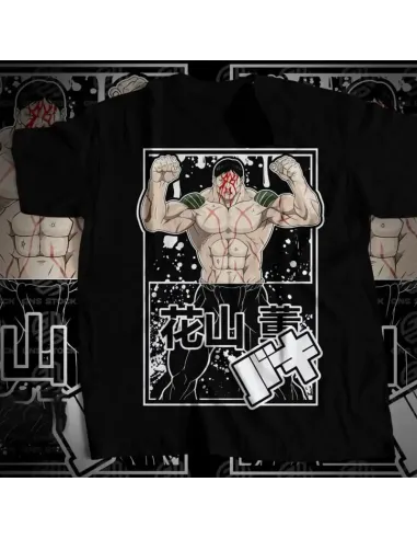 Camiseta Negra Anime Heroes