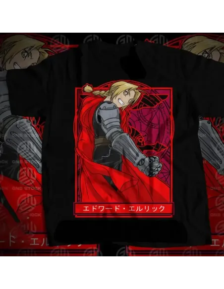 Camiseta Negra Anime Heroes