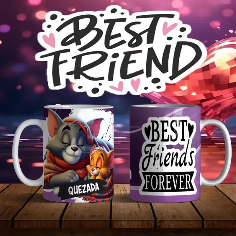 Taza Best Friend Tom & Jerry